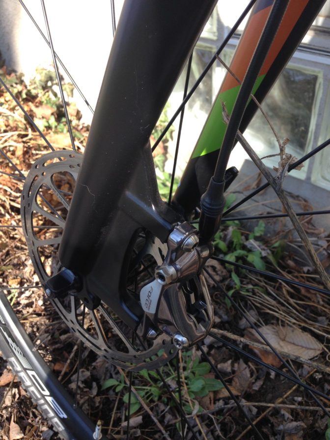 Plenty of stiffness here for sure braking