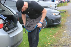 So much more dignified than a towel wrapped around you. Photo by Scott Kingsley Photography.