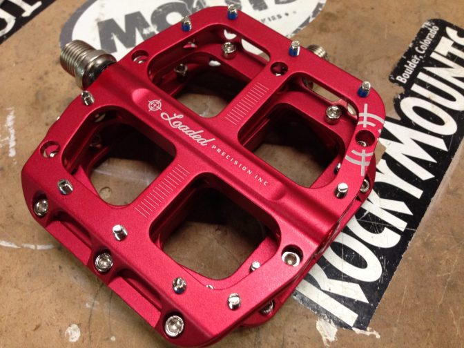 Loaded Precision makes some fine flat pedals. 