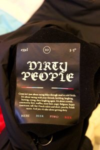 All Rapha products come with a story. This one is in the front pocket.