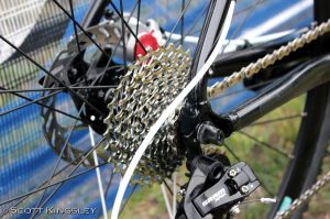 Plenty of range out back to balance the 48/32 chainrings for commuting and cyclocross. Photo by ScottKingsleyPhotography.com