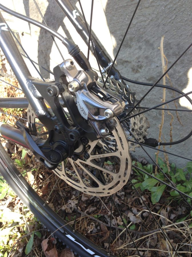 The SRAM Force 1 brakes installed easily and provided great modulation and braking power 