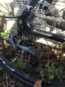 The SRAM Force 1 derailleur handles a broad gear range without a super long cage. 